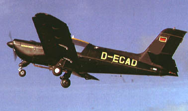 Das verwendete Flugzeug